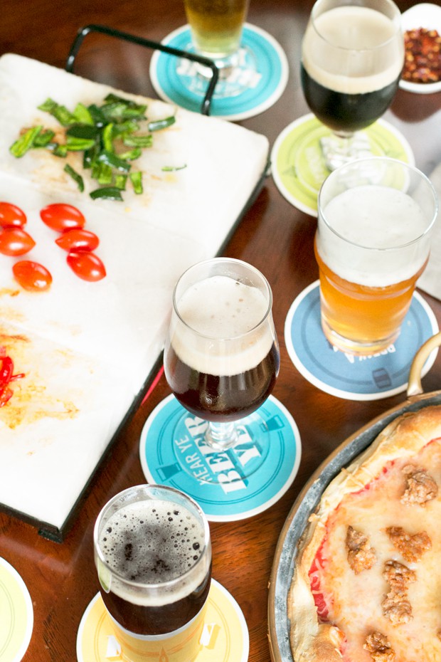 Beer Tasting Pizza Party | cakenknife.com