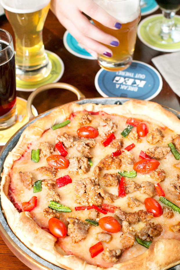 Beer Tasting Pizza Party | cakenknife.com