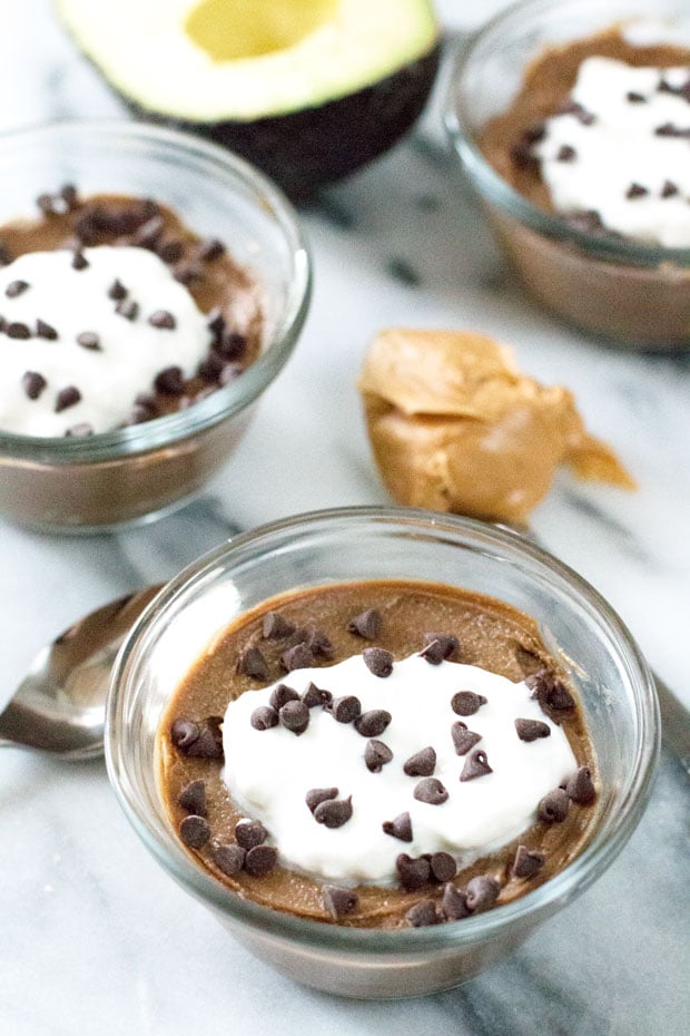 ChocolatePeanutButterAvocadoPuddingPicture Cake 'n Knife