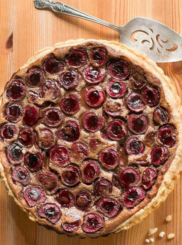 Nutella Cherry Tart | cakenknife.com