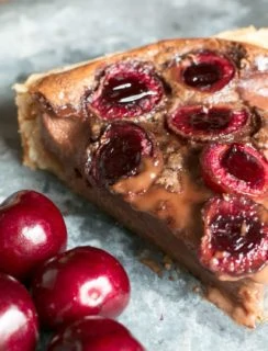 Nutella Cherry Tart | cakenknife.com