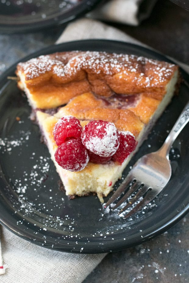 Raspberry Lemon Ricotta Cheesecake | cakenknife.com