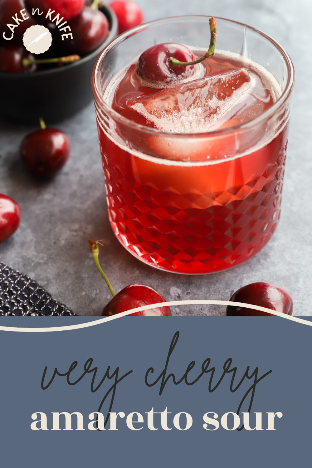 Cherry Amaretto Sour Pin Image