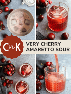 Cherry Amaretto Sour Pin Photo