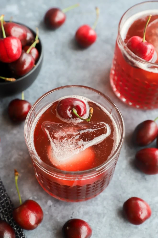 Picture of cherry cocktail