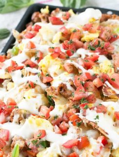 Breakfast Italian Nachos | cakenknife.com