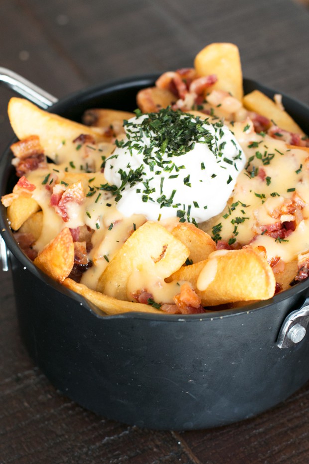 Loaded Baked Potato Fries | cakenknife.com