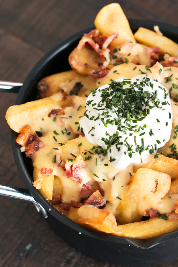 Loaded Baked Potato Fries | cakenknife.com