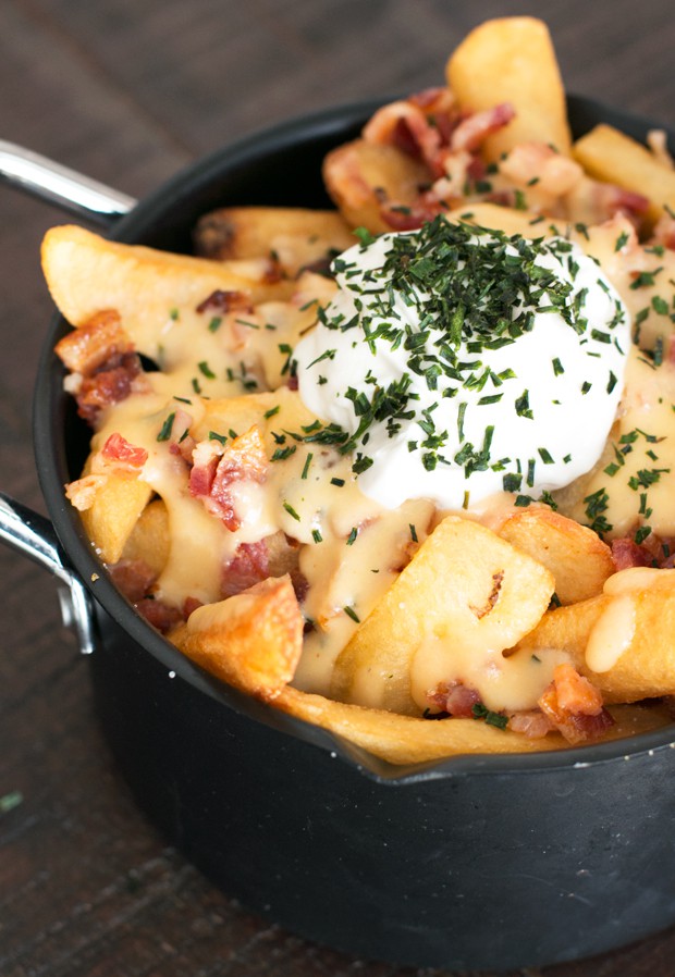 Loaded Baked Potato Fries | cakenknife.com