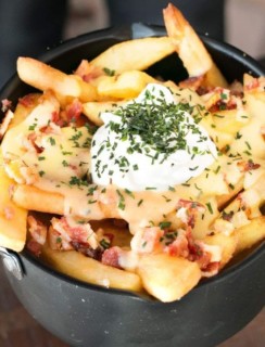 Loaded Baked Potato Fries | cakenknife.com