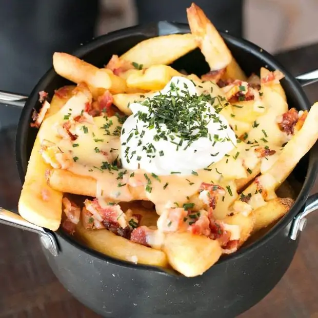 Loaded Baked Potato Fries | cakenknife.com