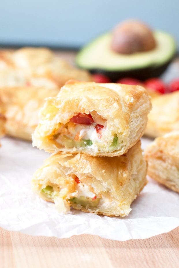 Avocado Cream Cheese Turnovers | cakenknife.com