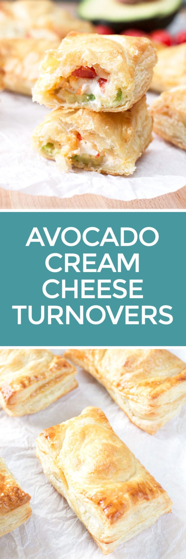 Avocado Cream Cheese Turnovers - Cake 'n Knife