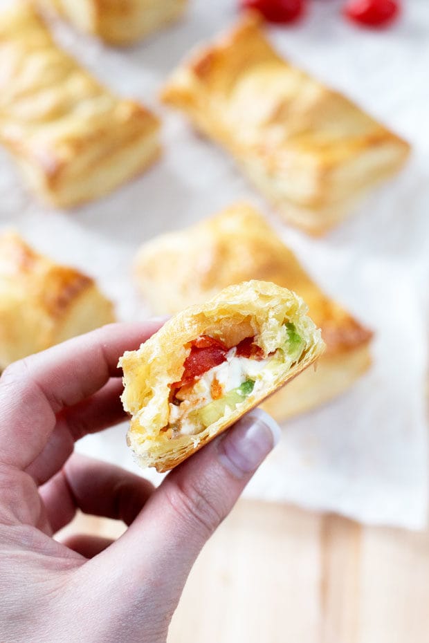 Avocado Cream Cheese Turnovers | cakenknife.com