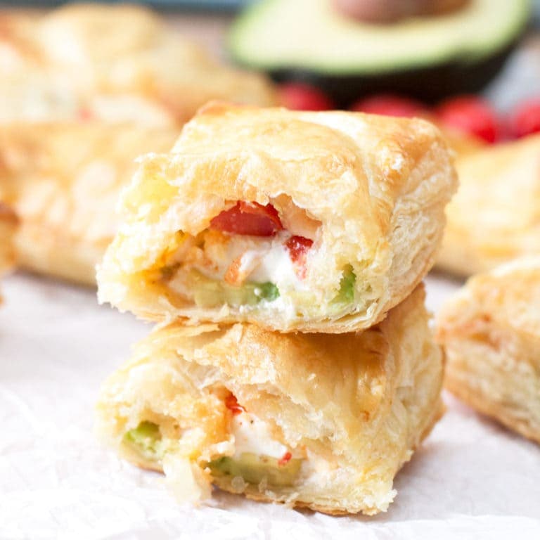 Avocado Cream Cheese Turnovers | cakenknife.com