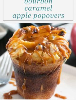 Bourbon Caramel Apple Popovers Pinterest Image