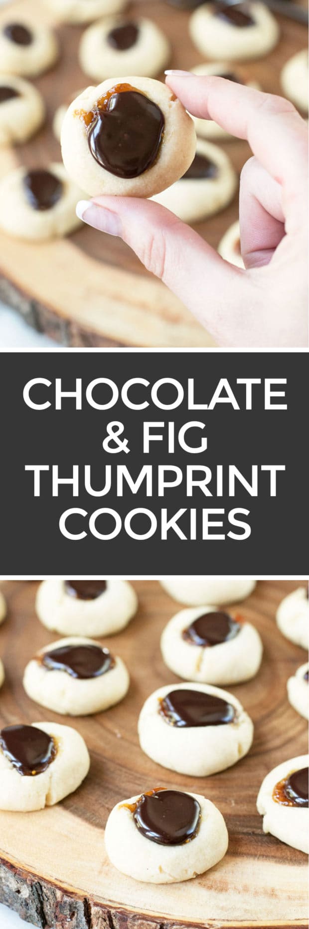 Chocolate Fig Thumbprint Cookies | cakenknife.com