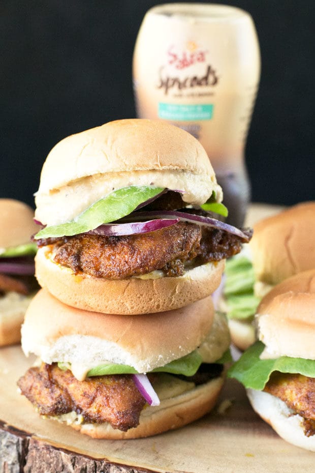 Chicken Shawarma Sliders with Sabra Spreads! | cakenknife.com