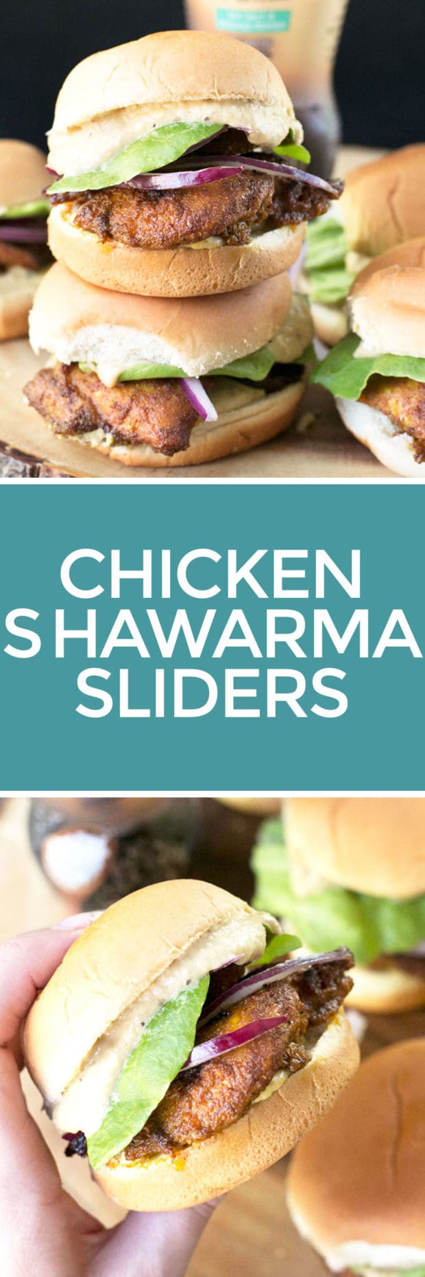 Chicken Shawarma Sliders with Sabra Spreads! | cakenknife.com