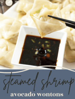 Steamed Shrimp Avocado Wontons Pinterest Picture