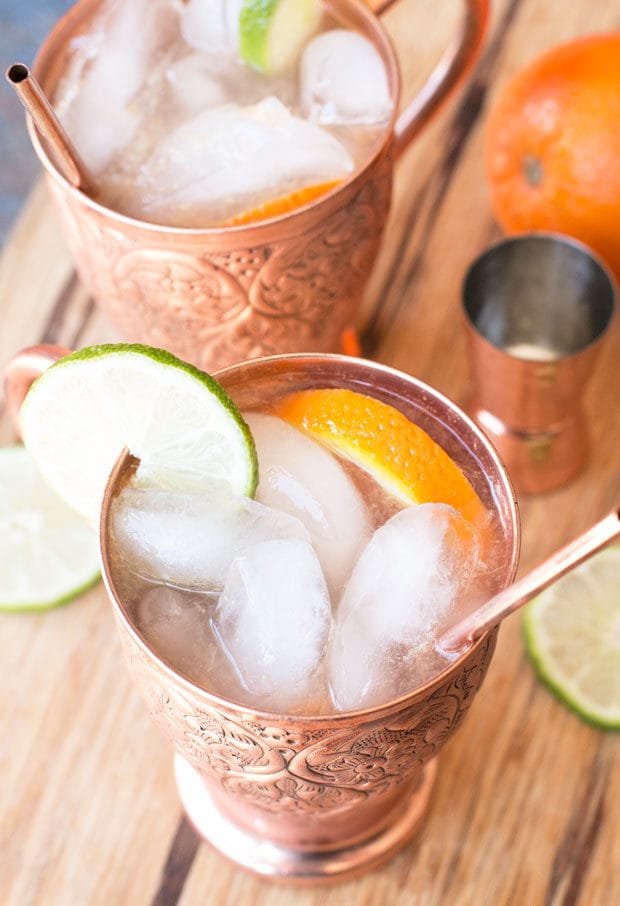 Blood Orange Moscow Mule | cakenknife.com