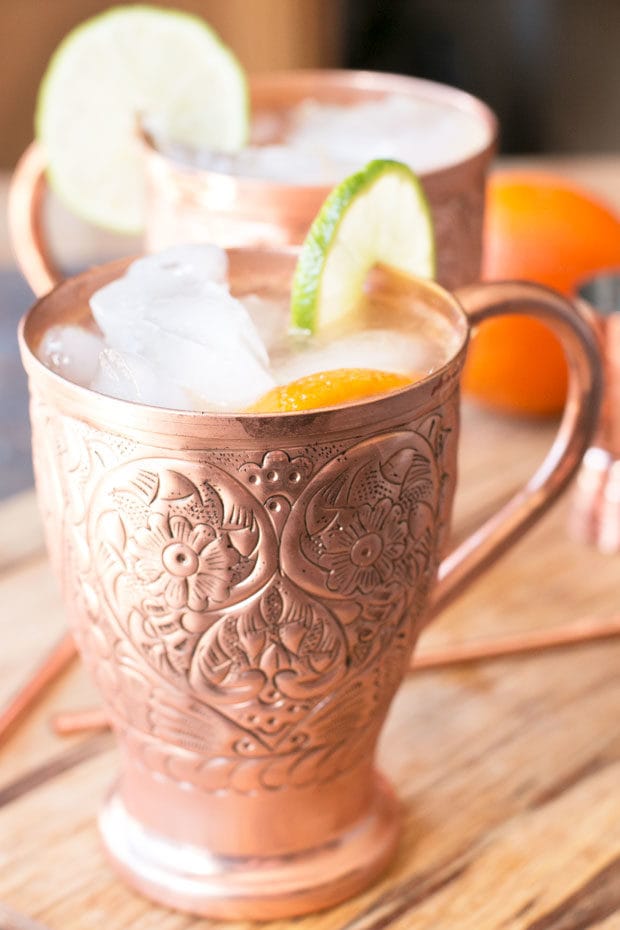 Blood Orange Moscow Mule | cakenknife.com