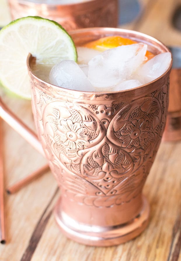 Blood Orange Moscow Mule | cakenknife.com