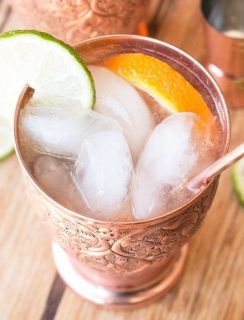 Blood Orange Moscow Mule | cakenknife.com