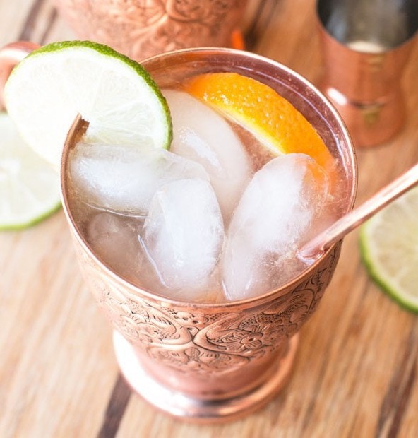 Blood Orange Moscow Mule | cakenknife.com