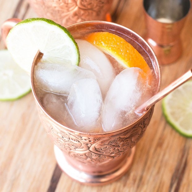 Blood Orange Moscow Mule | cakenknife.com