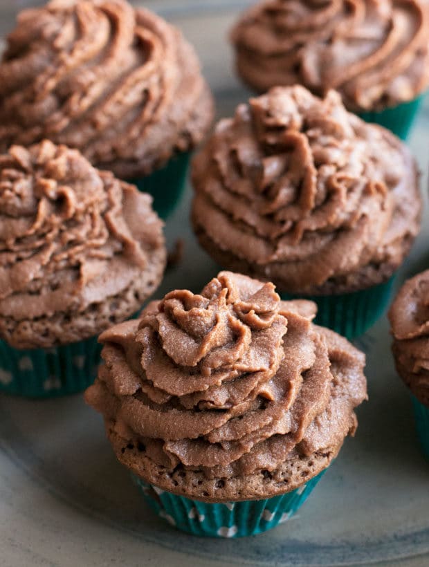 Chocolate Stout Cupcakes with Chocolate Bourbon Frosting | cakenknife.com