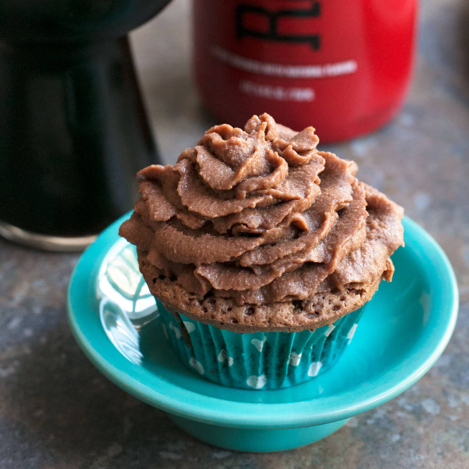 Chocolate Stout Cupcakes with Chocolate Bourbon Frosting | cakenknife.com