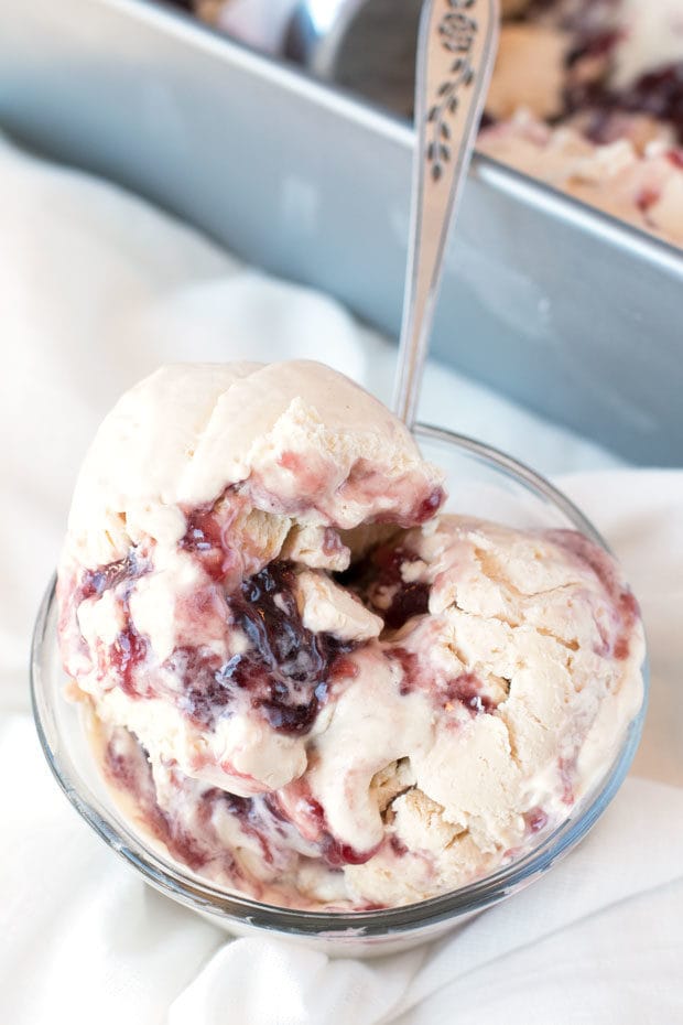 PB&J Ice Cream | cakenknife.com