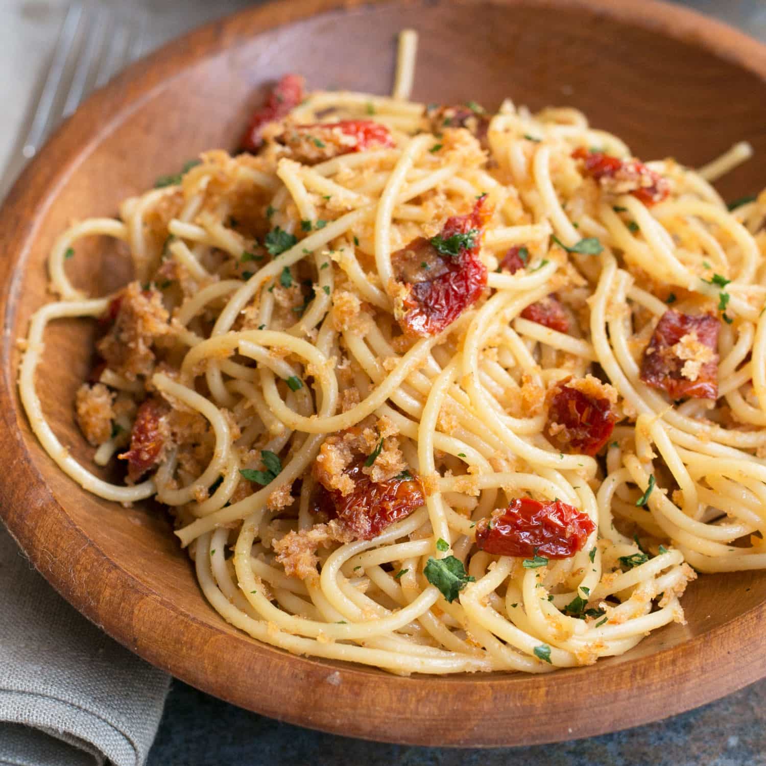 Thug Kitchen 101's Sun-Dried Tomato Carbonara | cakenknife.com