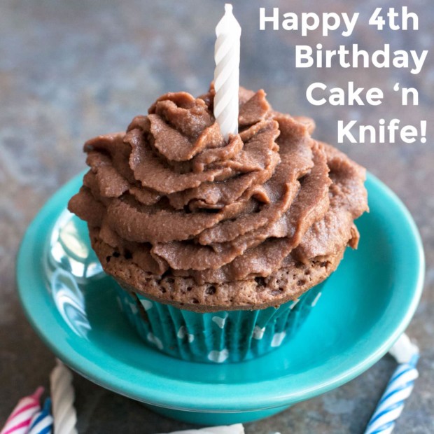 Happy 4th Birthday Cake 'n Knife!