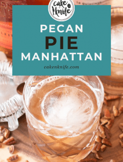 Pecan Pie Manhattan Pinterest image