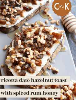 Hazelnut Toast Pinterest Photo
