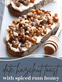 Hazelnut Toast Pinterest Image