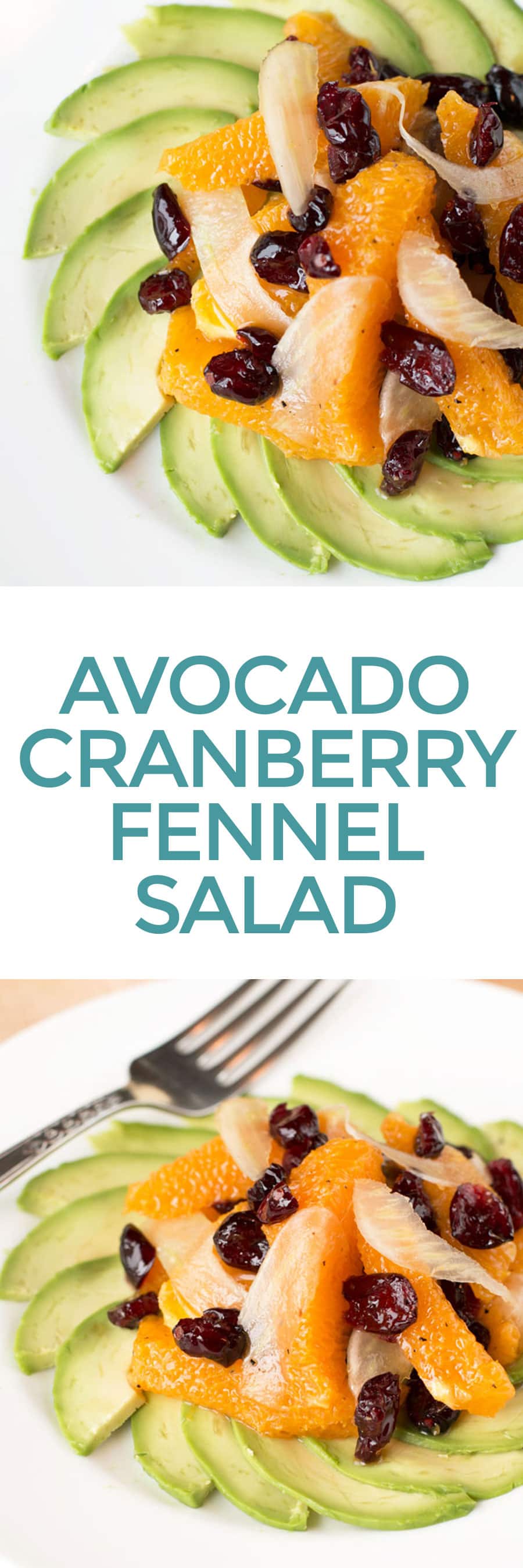 Avocado Fennel Salad Cake 'n Knife