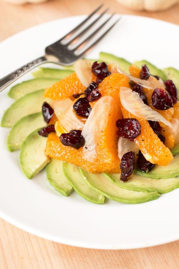 A salad on a plate image