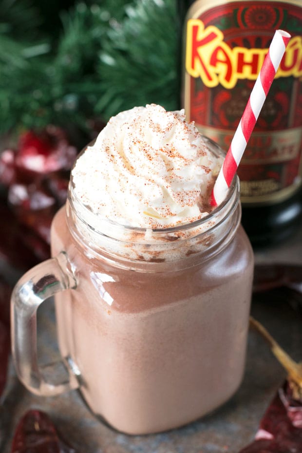 Boozy Chili Hot Chocolate | cakenknife.com