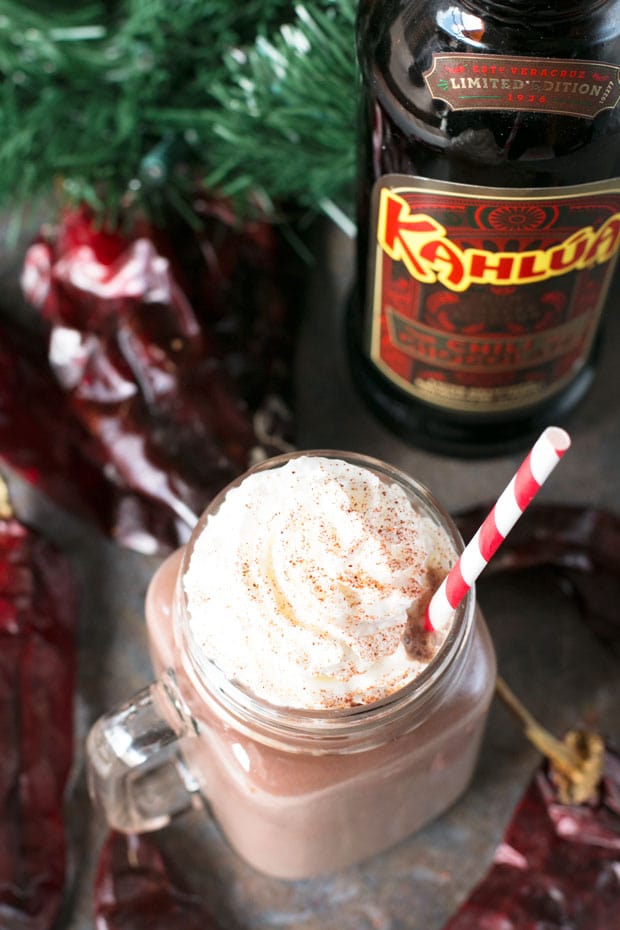 Boozy Chili Hot Chocolate | cakenknife.com