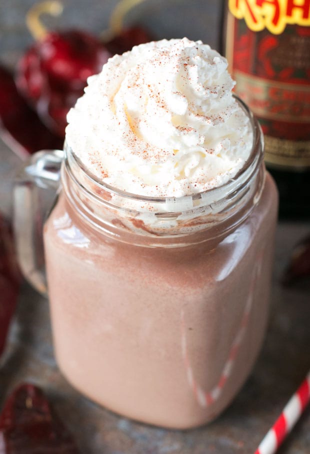 Boozy Chili Hot Chocolate | cakenknife.com