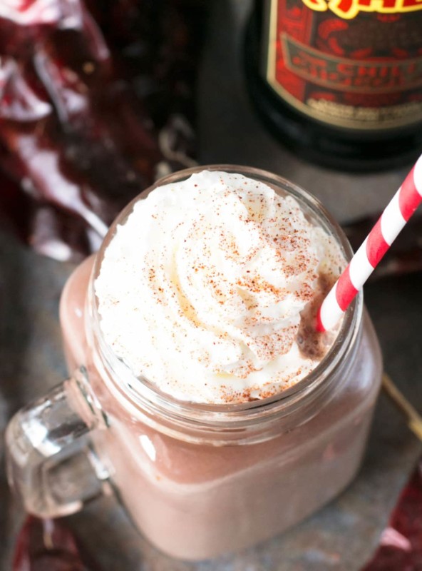 Boozy Chili Hot Chocolate | cakenknife.com