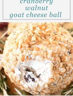 Cranberry Walnut Goat Cheese Ball Pinterest Picture