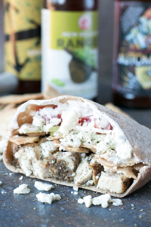 Crunchy Chicken Gyro Sandwiches | cakenknife.com