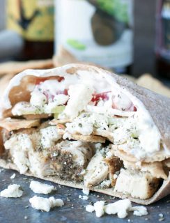 Crunchy Chicken Gyro Sandwiches | cakenknife.com