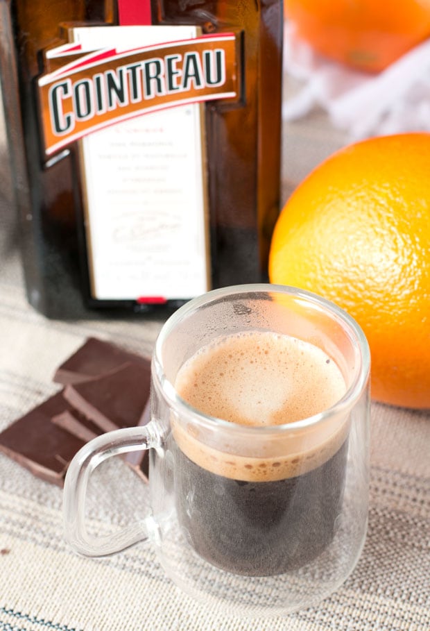 Hot Orange Mocha Cocktail with Espresso Whipped Cream | cakenknife.com