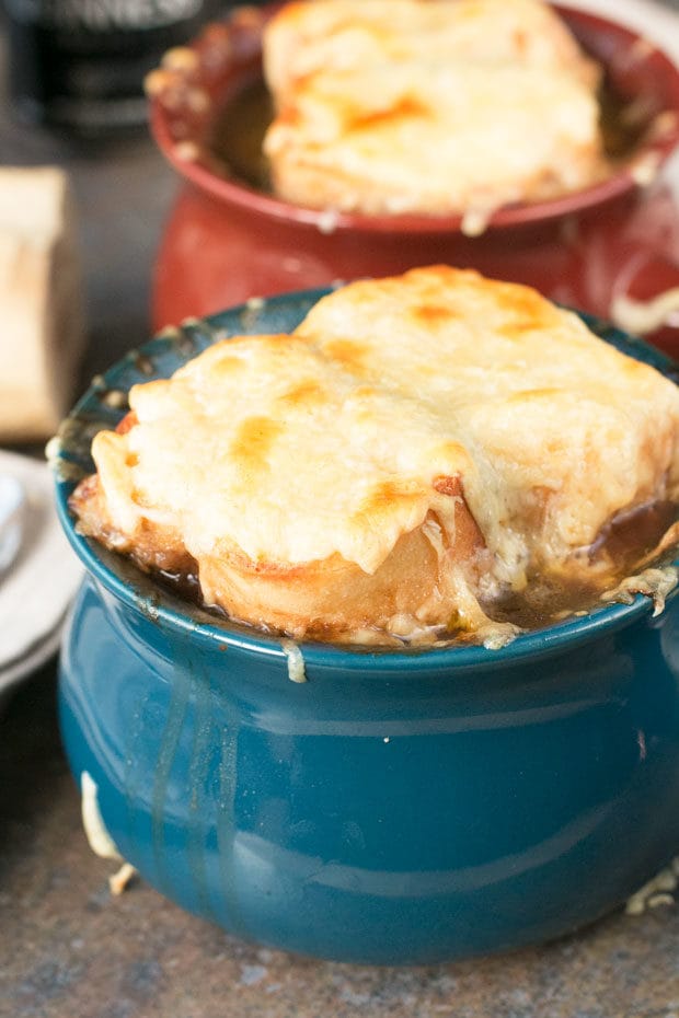 Irish Stout French Onion Soup | cakenknife.com