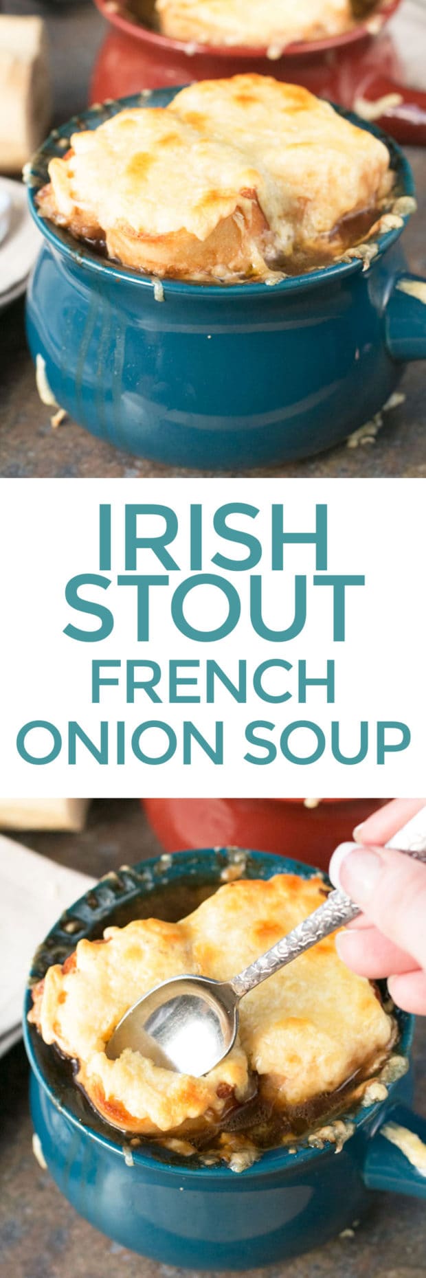 Irish Stout French Onion Soup | cakenknife.com